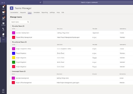 Create templates for better structure in Microsoft Teams